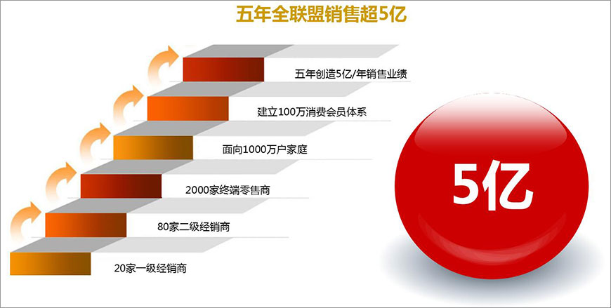 五年全联盟销售5亿