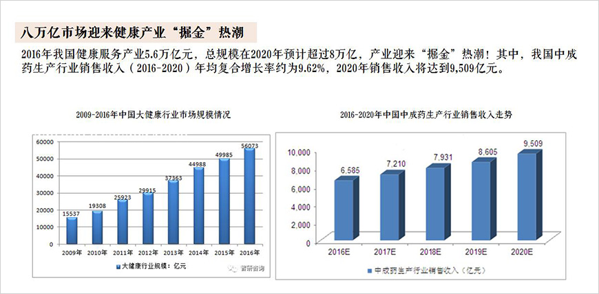 大健康产业规模